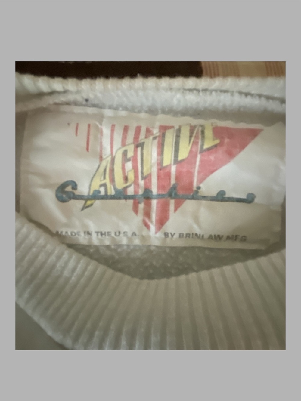 1987 Vintage Dale Earnhardt Winston Cup Goodwrench b&w color block Sweatshirt - Picture 3 of 3